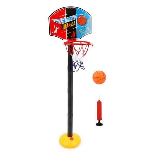 фото Баскетбольная стойка 118 см наша игрушка (p9666) черный/желтый