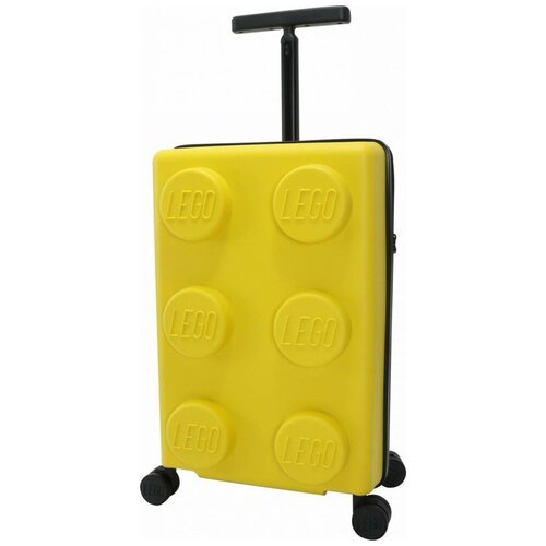 фото Lego чемодан brick 2x3 yellow 20 дюймов 20149-0024