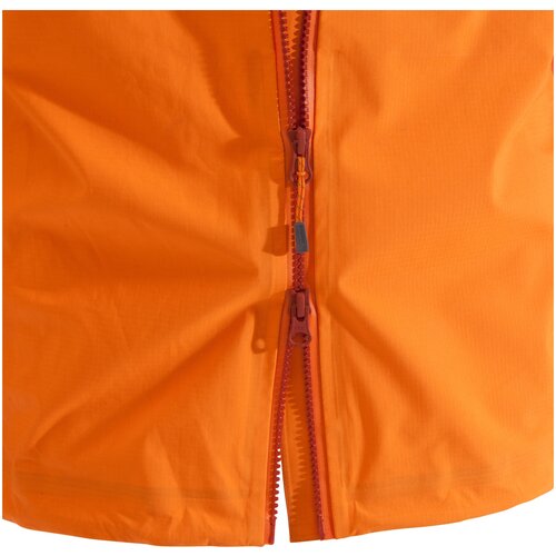 фото Мужская водонепроницаемая куртка для альпинизма - alpinism light, размер: xl, цвет: насыщенный оранжевый/огненно-оранжевый simond х декатлон decathlon