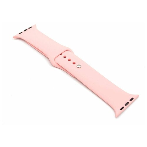 фото Ремешок (силиконовый) inaks для часов apple watch 42/44 розовый