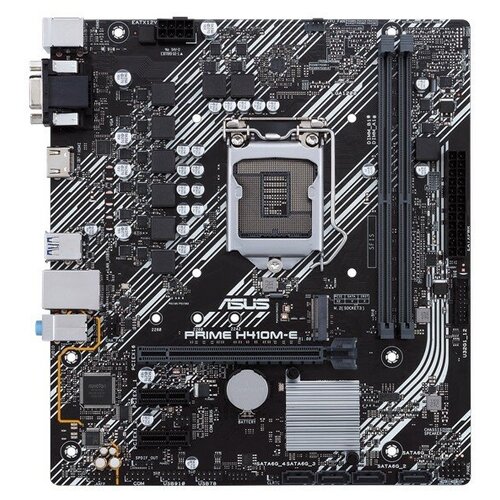 фото Материнская плата asus prime h410m-e (lga1200, matx)