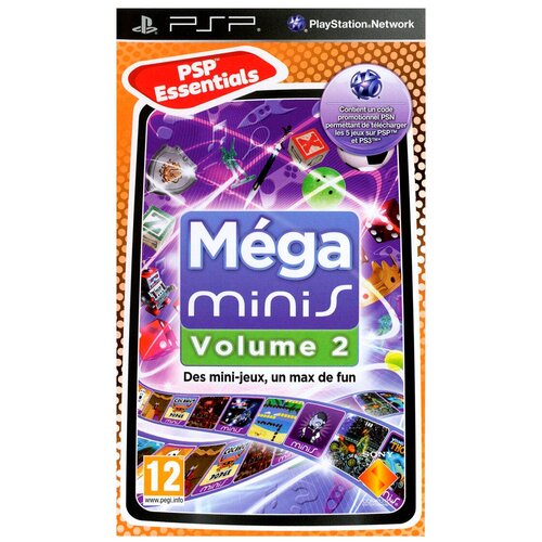 Игра для PlayStation Portable Mega Minis Volume 2, английский язык игра для playstation portable atv offroad fury pro английский язык