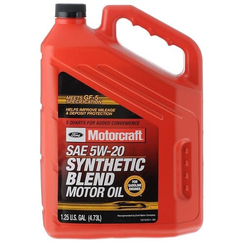 фото Синтетическое моторное масло ford premium synthetic blend 5w-20, 4.73 л