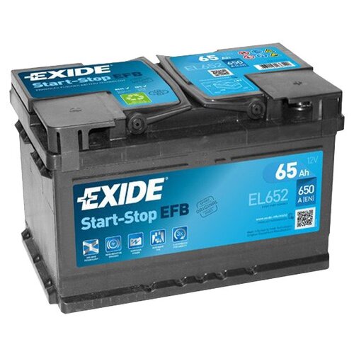 фото Автомобильный аккумулятор exide start-stop efb el652