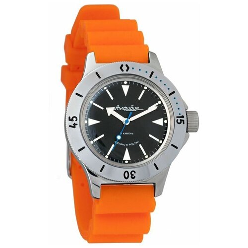 фото Наручные часы восток мужские наручные часы восток амфибия 120512, оранжевый