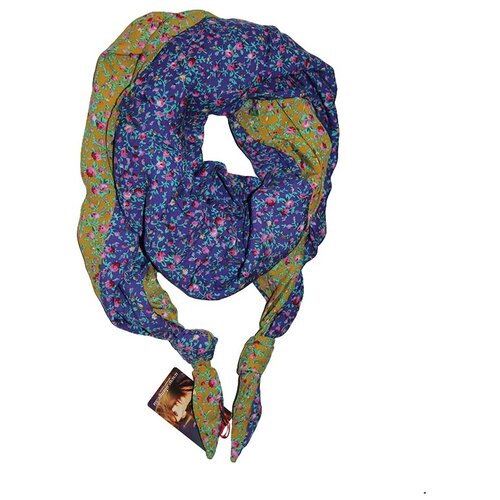фото Двойной шарф-долька оланж ассорти с узелками серия хорошие гены фиолетовый долька-хг-0317/125