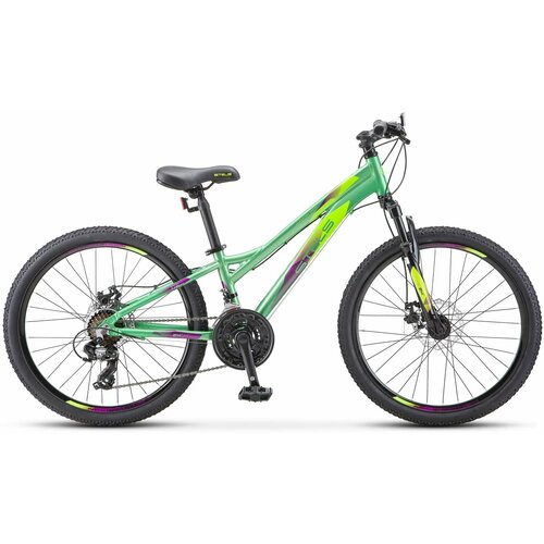фото Велосипед stels подростковый navigator-460 md 24" k010 11" зелёный цвет