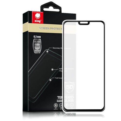 Премиум 5D Full Cover полноэкранное безосколочное защитное стекло с усиленным клеевым слоем для Huawei Honor 8X черный