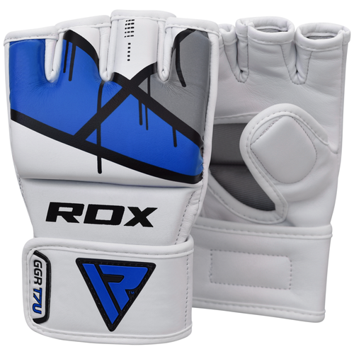 фото Перчатки для mma t7 ggr-t7u rex blue - s rdx