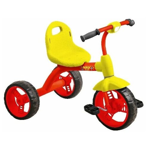 фото Трехколесный велосипед nika вд1, красный с желтым