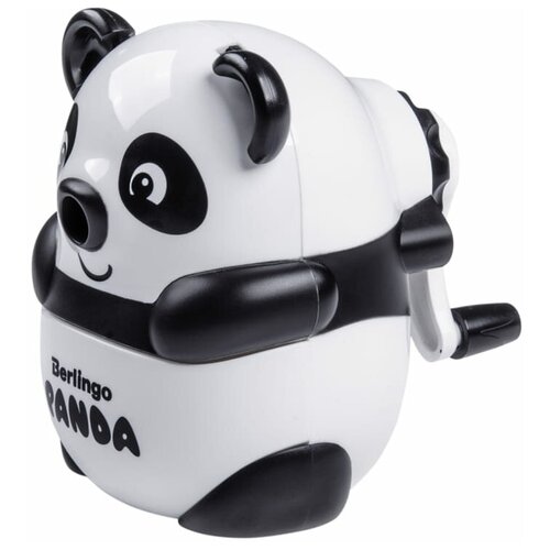 фото Berlingo точилка механическая panda белый/черный