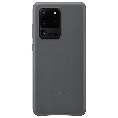 фото Чехол-накладка samsung ef-vg988 для galaxy s20 ultra, galaxy s20 ultra 5g серый