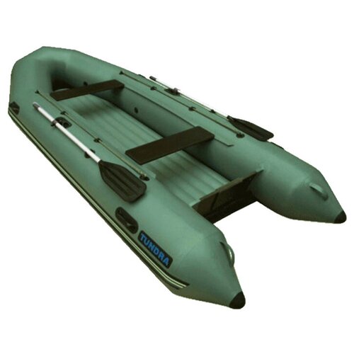 фото Надувная лодка leader тундра-380 зеленый