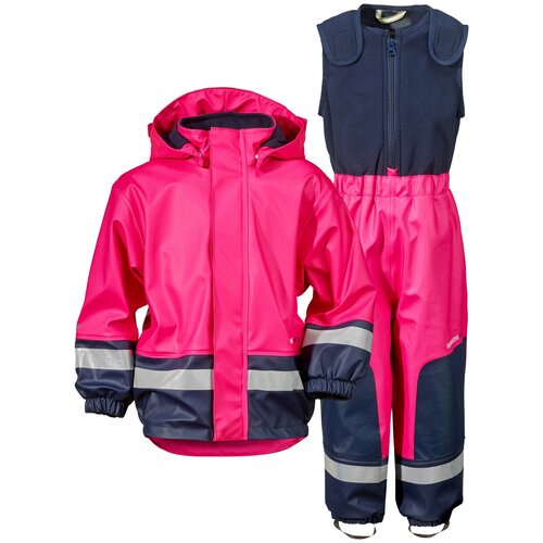 фото Комплект верхней одежды didriksons boardman, размер 100, розовый, синий