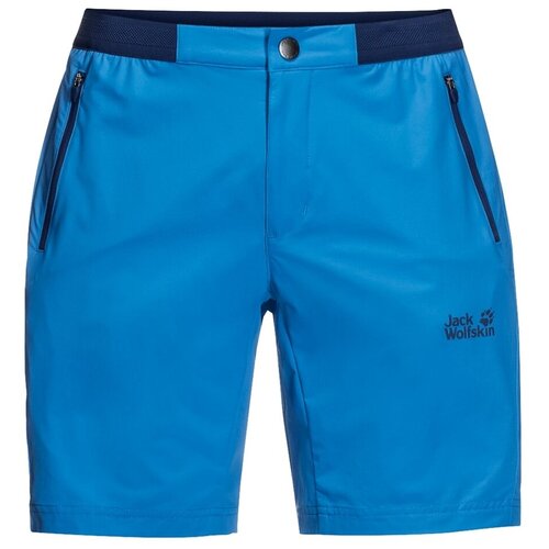 фото Шорты мужские jack wolfskin trail shorts размер 46 brilliant blue