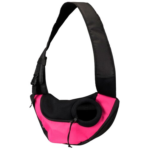фото Слинг переноска trixie sling розовый/чёрный 50 х 25 х 18 см (1 шт)