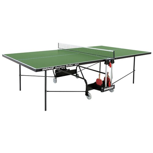 фото Всепогодный теннисный стол donic outdoor roller 400 green