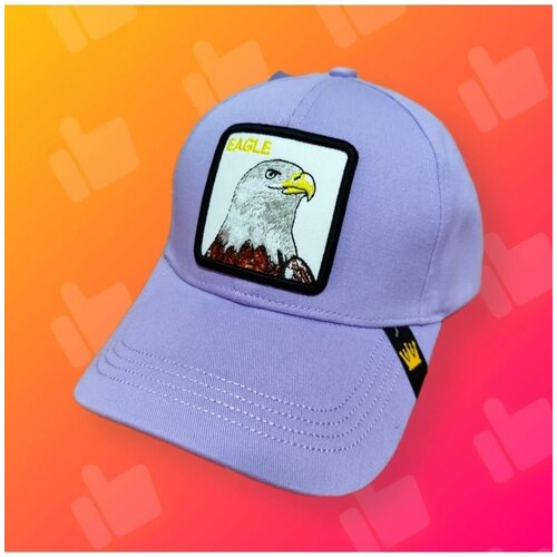 фото Кепка , демисезон/лето, размер 54-60, фиолетовый кепка летняя/молодежная/ авто/логотип