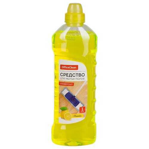 фото Средство для мытья полов officeclean proffesional "лимон", концентрат, канистра, 5л