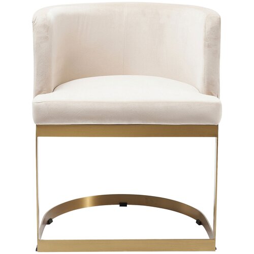 фото Kare design стул с подлокотниками studio, коллекция "студия" 58*76*52, полиэстер, ясень, сталь, пенополиуретан, бежевый