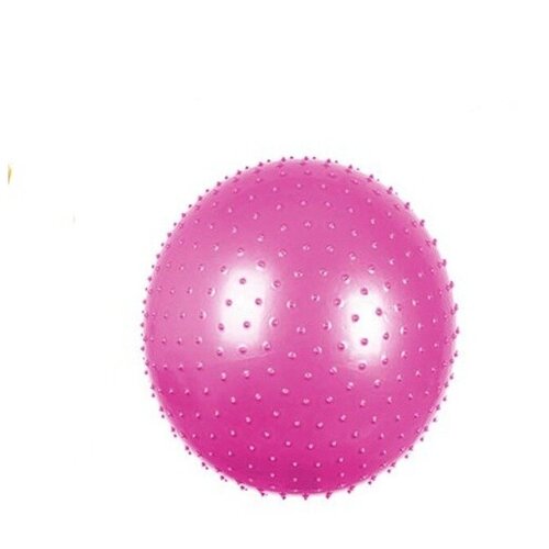 фото Мяч для фитнеса массажный silapro, пвх, d75см, 1000гр, розовый