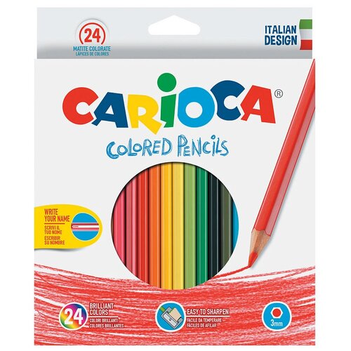 фото Carioca набор цветных карандашей 24 цвета (40381)
