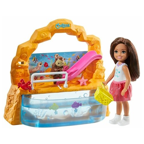 фото Игровой набор barbie club chelsea doll and aquarium мир челси аквариум, ghv75