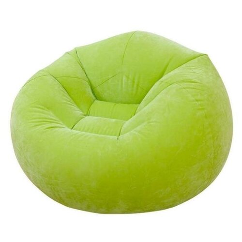 фото Надувное кресло intex beanless bag chair, зеленый