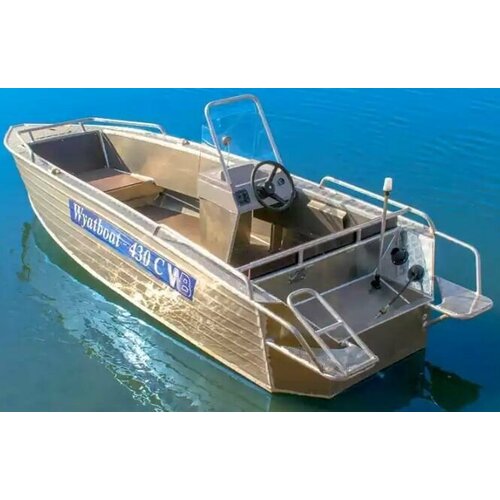 фото Моторная лодка wyatboat-430c/ алюминиевый катер/ лодки wyatboat
