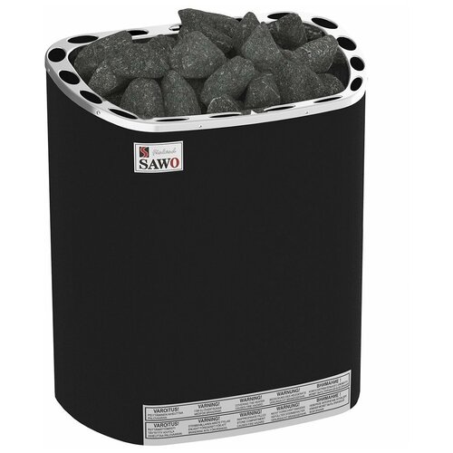 фото Электрическая банная печь sawo scandia sca-60ns-p-f черный
