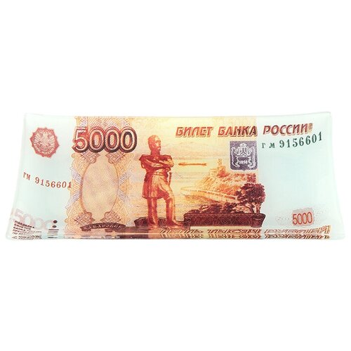 фото Тарелка elan gallery "5000 рублей" с подставкой, прямоугольная