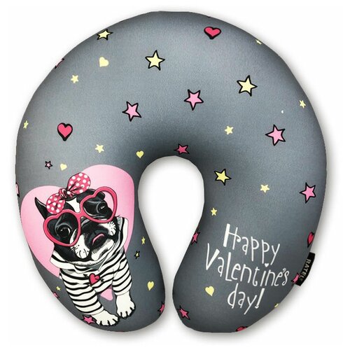фото Подушка для шеи ratel happy valentine's day (подушка), pink glasses