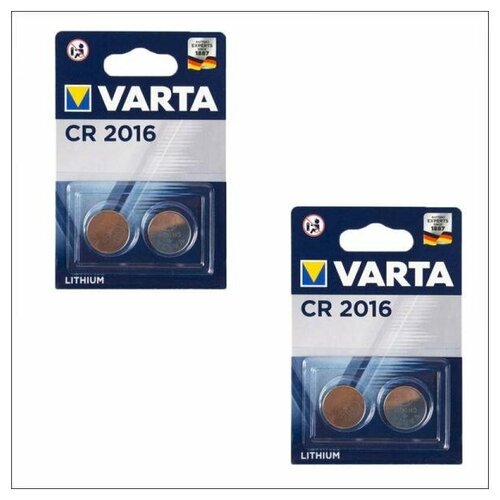 фото Набор из 4-х батареек литиевых varta professional electronics cr2016