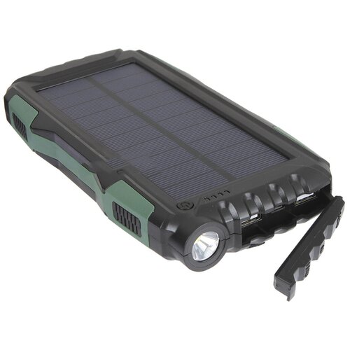 фото Внешний аккумулятор ks-is solar power bank ks-303 black&green