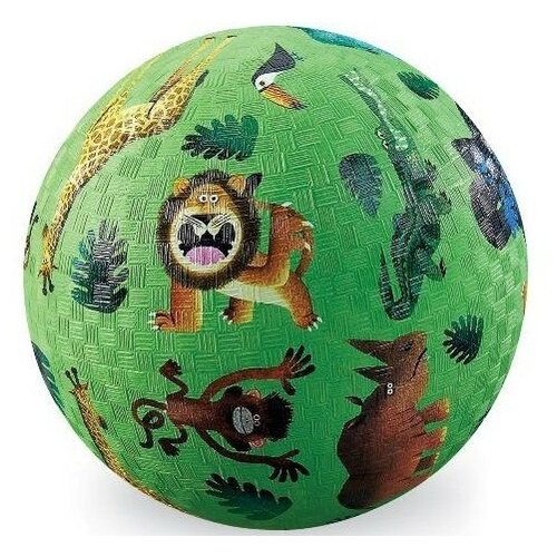 фото Мяч crocodile creek дикие животные 2132-0, 13 см, зеленый