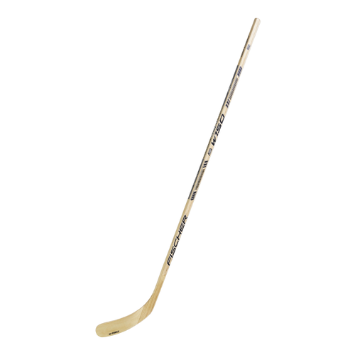 фото Клюшка хоккейная детская fischer w150 wood stick natural yth 45" левый хват