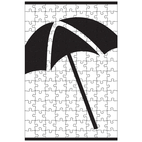 фото Магнитный пазл 27x18см."зонтик, солнцезащитный козырек, бролли" на холодильник lotsprints