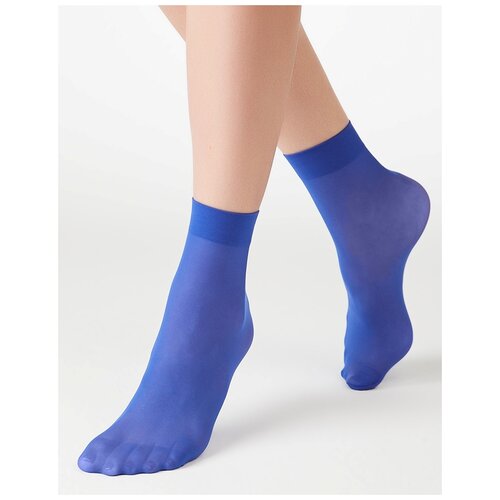 фото Капроновые носки minimi micro colors 50 3d, размер 0 (one size), royal blue