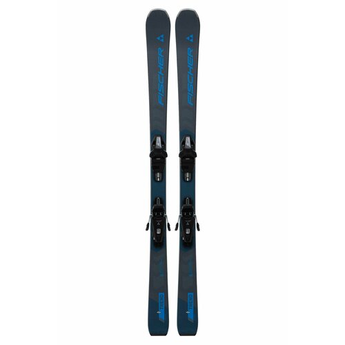 фото Горные лыжи с креплениями fischer rc trend + rs9 solid black/black (см:165)