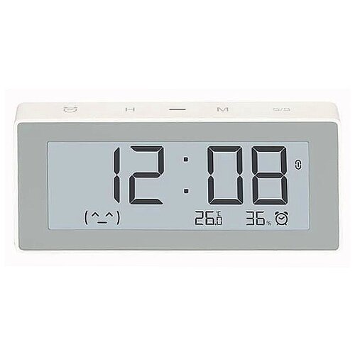 фото Метеостанция - часы с датчиком температуры и влажности xiaomi miaomiaoce smart clock e-inc mho-c303