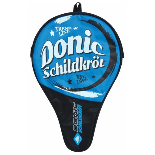 фото Чехол для ракетки для настольного тенниса donic-schildkrot по форме ракетки trendline, синий donic-schildkroet