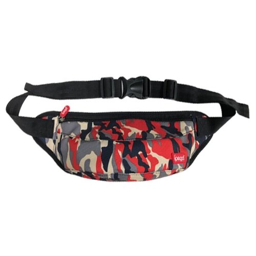 фото Сумка-бананка на пояс ipega camouflage sling bag (красный камуфляж) для nintendo switch (pg-sw011) (nintendo switch)