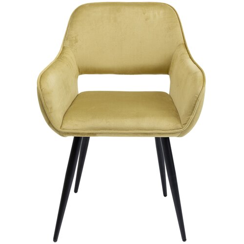 фото Kare design стул мягкий с подлокотниками san fransico, коллекция "сан франциско" 59*82*61, полиэстер, полиуретан, фанера, сталь, оливковый