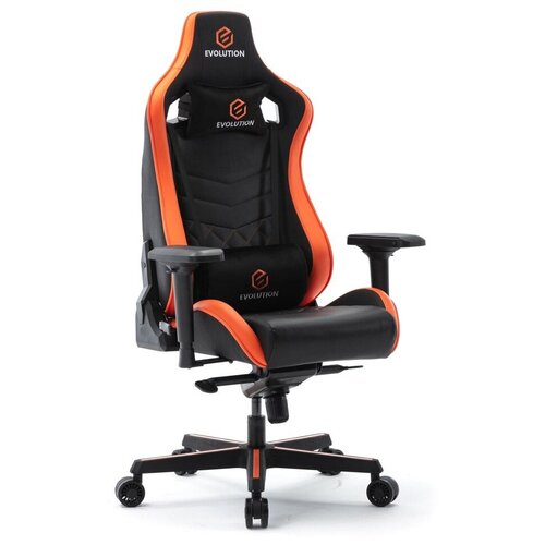 фото Компьютерное кресло evolution avatar black-orange 38032