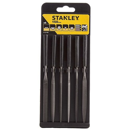 фото Набор из 6-ти надфилей stanley hand tools stanley 0-22-500 hand tools набор 150 мм