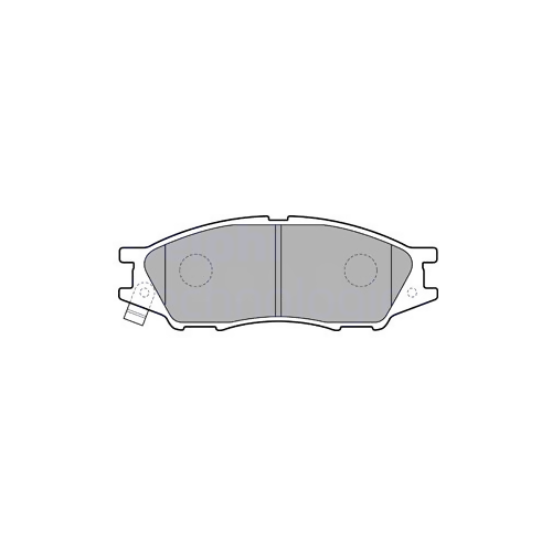 фото Delphi lp2184 (1n073328z / 1n083328z / 1n133328z) комплект тормозных колодок, дисковый тормоз