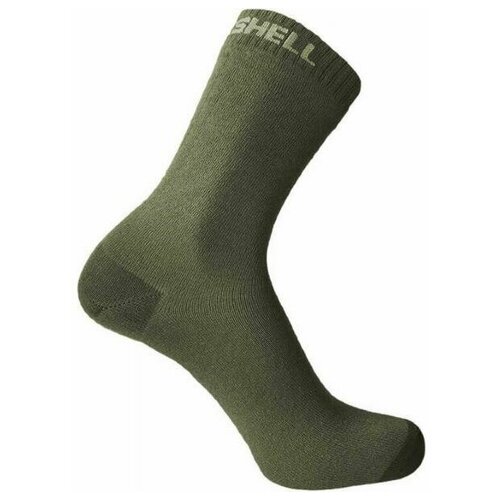 фото Водонепроницаемые носки dexshell ultra thin crew xl (47-49), оливковый зеленый