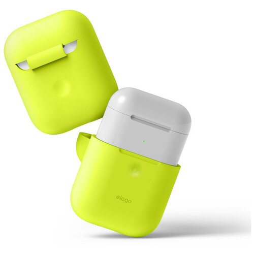 фото Чехол elago для airpods wireless silicone case neon yellow