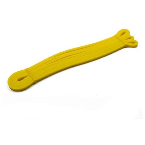 фото Резиновый эспандер лента желтый, петля нагрузка 4 - 9 кг. sunnysport