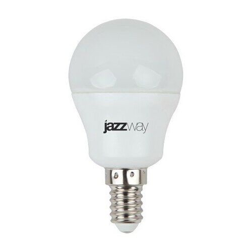 фото Светодиодная лампа шар лампа pled-sp g45 7w 5000k 560 lm e14 230/50 jazzway, цена за 1 шт.